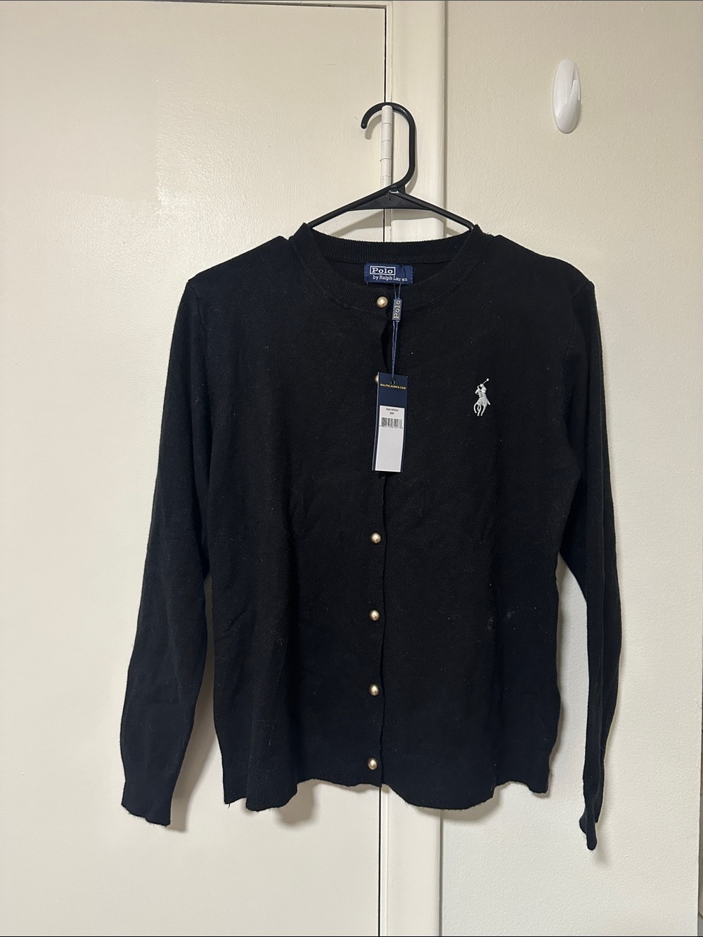 Black Button-Up Cardigan